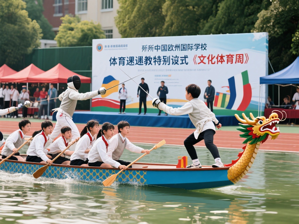 例如，某些中欧国际学校在体育课程中特别设置了“文化